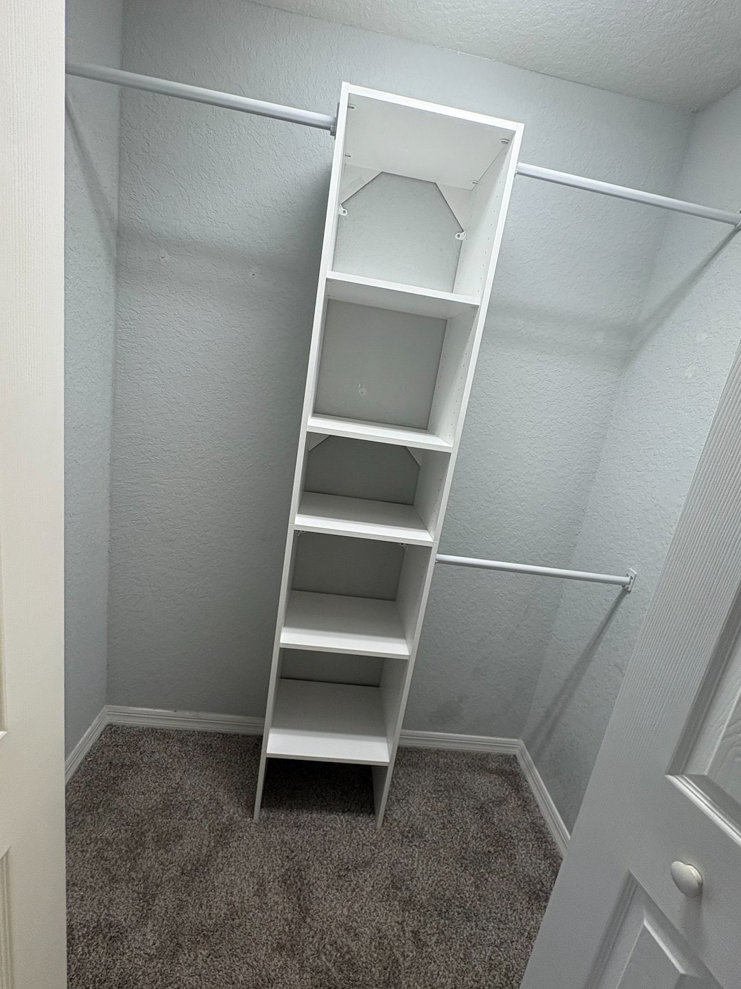Quality Closet shelving project in St. Cloud fl 